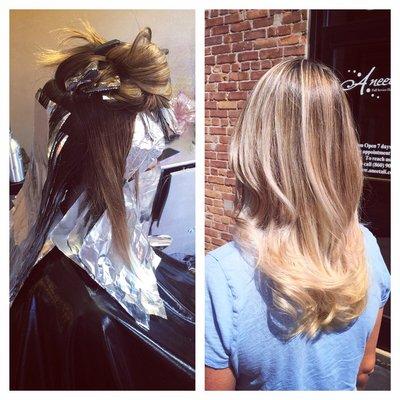 Combo.... ombré/balayage/face framing babylights