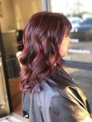 Red Wine Hair