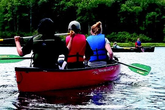 Summer canoeing with NVW