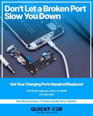 Struggling to charge your device because of a finicky charging port? Our experts are here to tackle all your charging port repair needs.