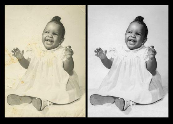 Digital Restoration. Have an old photo that needs to be restored? We can do that for you!