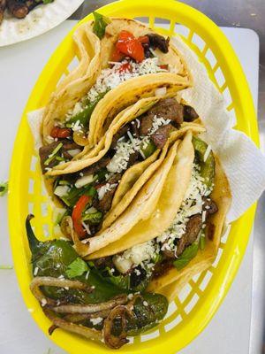 Delicious Beef fajita tacos