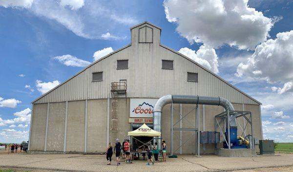 Coors barley storage.