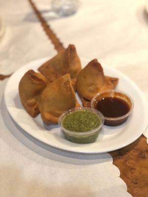 2 orders of the 2 Piece Samosa - delicious!