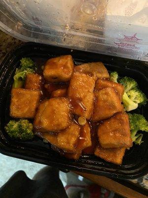 General tso bean curd