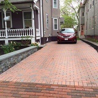 Paved driveway in Cambridge