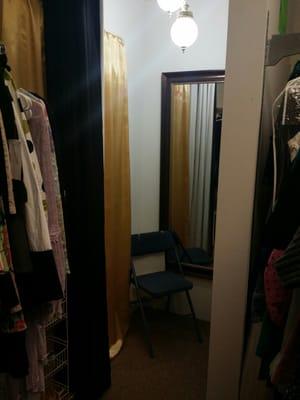 Dressing room available!