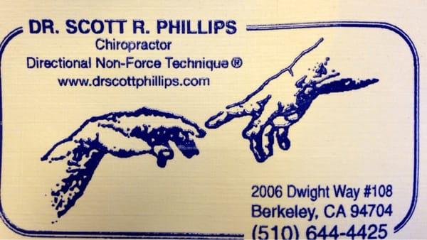 Dr. Scott Phillips, DNFT Chiropractor.