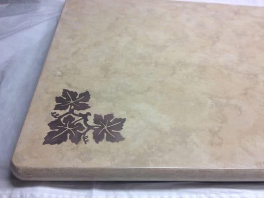 Bronze inlay on
Coffee Table Top