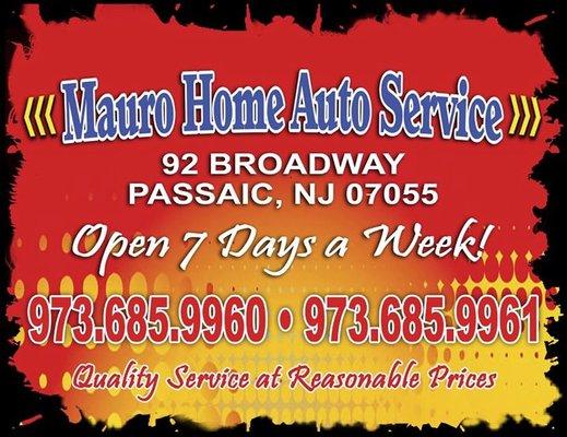 From general maintenance and oil changes to major engine overhauls and transmission rebuilds, the expert auto mechanics at Mauro Home Auto S