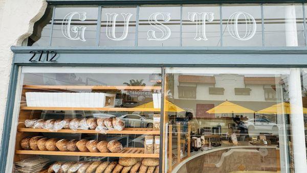 Fresh bread window