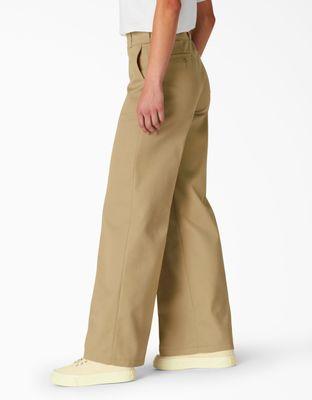 Wide leg school pants