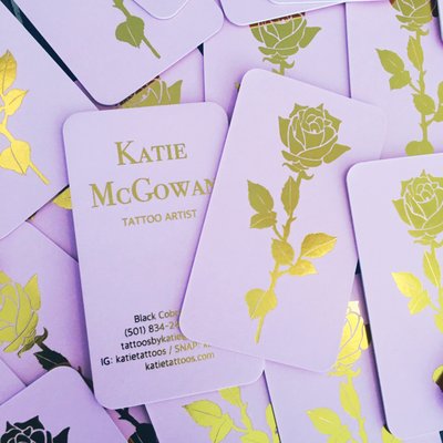 Gold Foil Business Cards