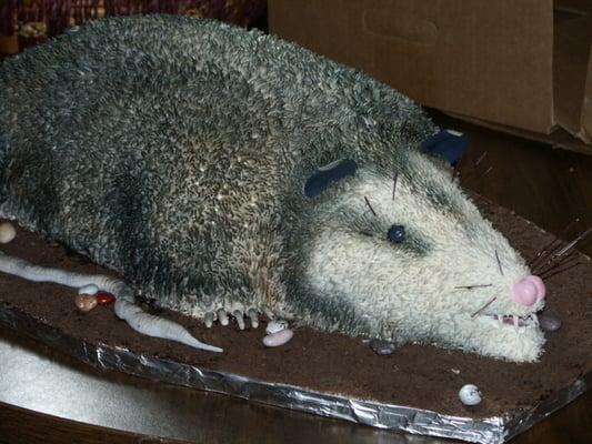 Redneck family reunion possum cake!