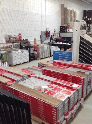 Plenty of In stock hard surface and carpet products