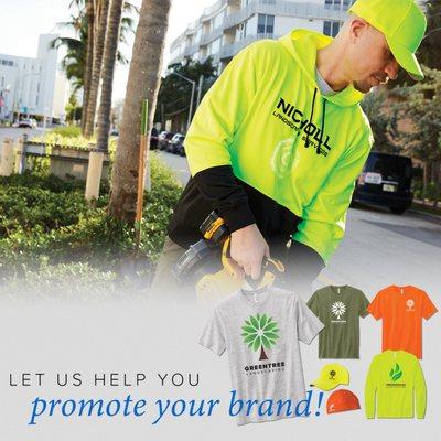 Make your brand visible with high-vis apparel.