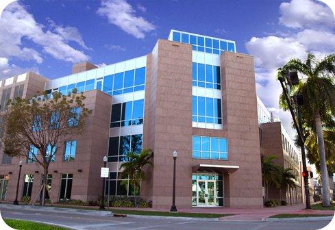 View of our building from 5th street.