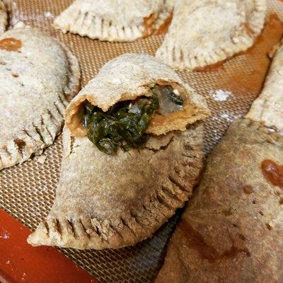 Alkaline Pies w/ Collard Greens and Butternut Squash