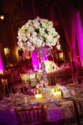 elegant tall standing centerpieces