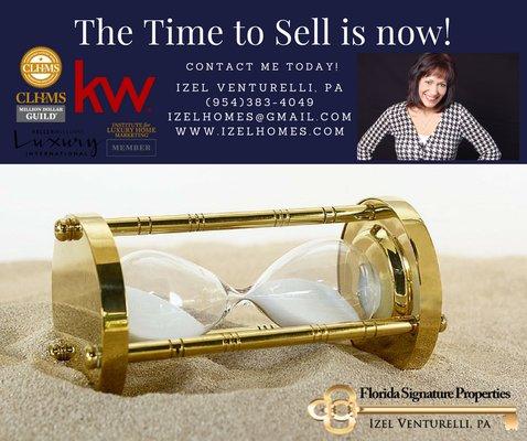 The Time to #Sell is Now! Let us help! Call me today at 954-383-4049 or click https://www.izelhomes.com/contact/