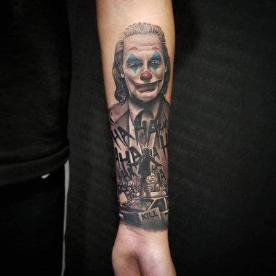 Joker tattoo