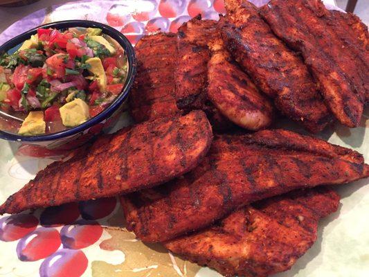 Blackened Grilled Chicken