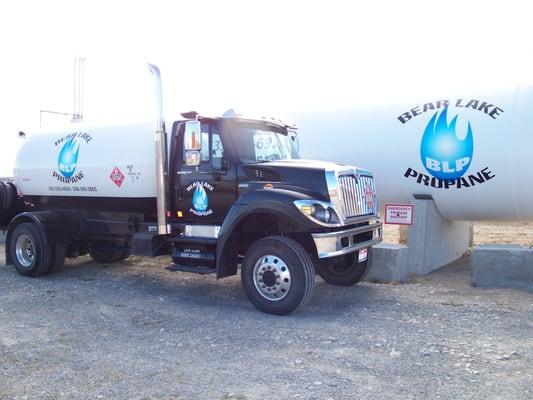 Truck and tank, Bear Lake Propane