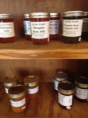 Delicious jams and jellies