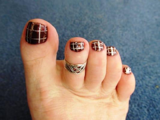 Toe design done by Lena Great Job!