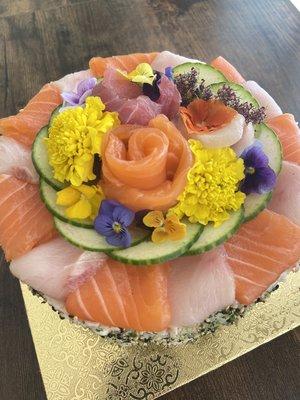 Custom Sushi Cake