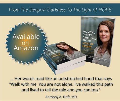 From The Deepest Darkness to The Light of Hope is Jennifer Tracy's Best Selling book in psychology of suicide and grief and loss.