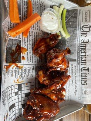 Korean bbq wings