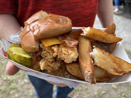 Hot Honey Fried Chicken Sandwich