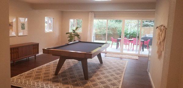 our gorgeous new California House pool table from Fodors