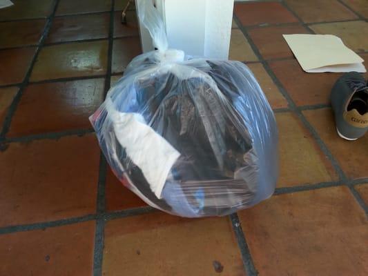 Bag of laundry,  cleaned, folded same day: $8. How do you beat that?