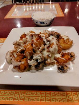 Candied walnut shrimp very yummy