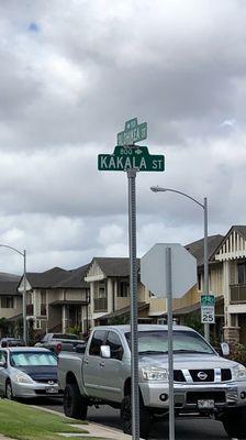 Corner of Kakala St and Alohikea St