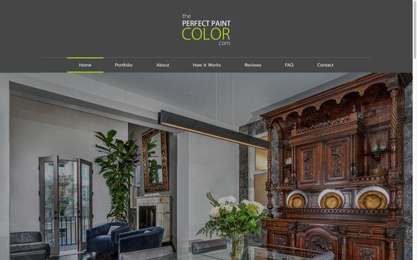 web design for local interior design business and seo optimization for better online visibility.