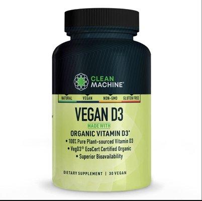 Vegan D3 Capsules 100% Pure Plant Sourced