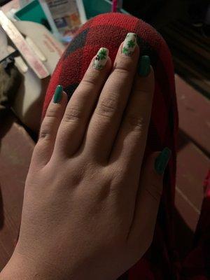 Nice and amazing saint Patrick's day nails