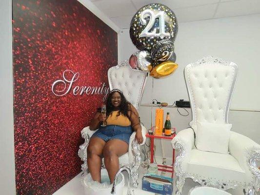 Celebrate your birthday with Serenity Nails & Beauty Lounge