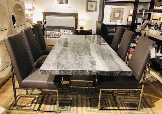 Stone Dining Table .