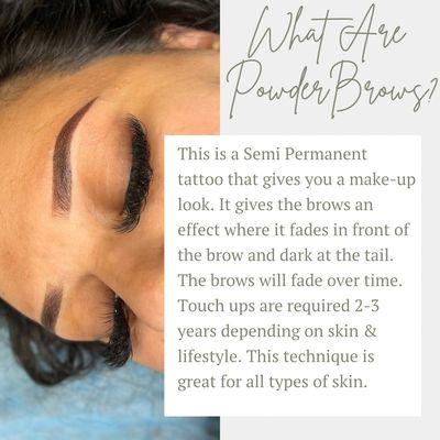 What are powder brows ?