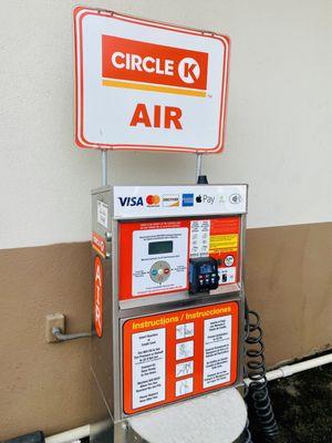 Circle K AIR OUT OF ORDER not OK.