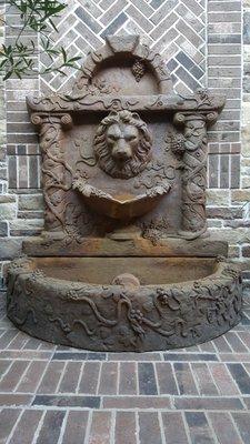 Tuscan Wall Fountain 5'W x 3'D x 6'H Designed by Garden Accents Inc.