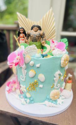 Moana themed cake