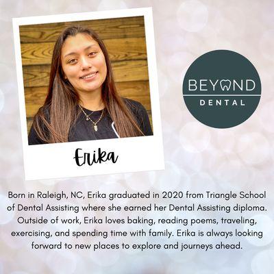 Dental Assistant - Erika Bio