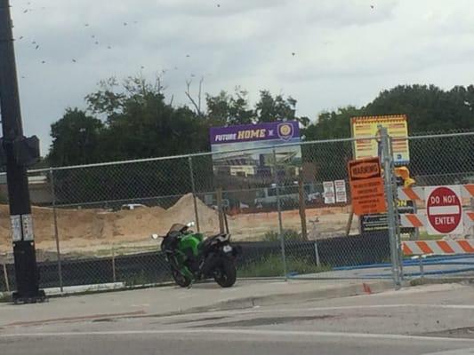 The new Orlando City Soccer Stadium going in directly across the street from J Henry. Opening 2016.