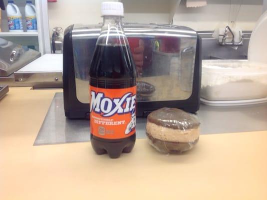 Moxie and a whoopie pie: the official lunch of the State of Maine.