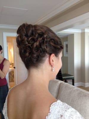 Beautiful fall bride. On location at The Reeds in Stone Harbor